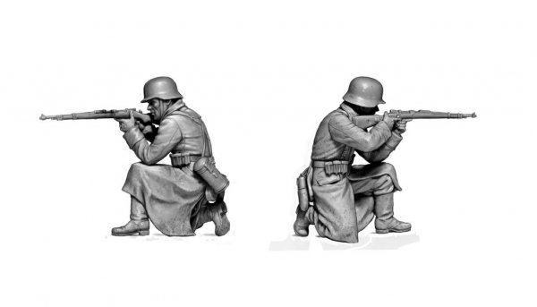 Master Box 35254 German Infantry. Bastogne, 1944, WWII era 1/35