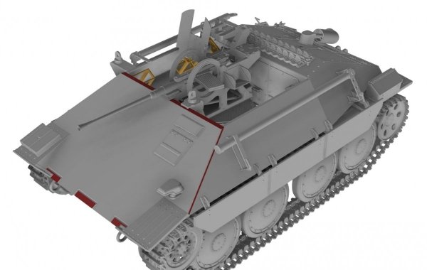 Thunder Model 35105B Bergepanzer Hetzer with 2cm Flak Late production BONUS Edition 1/35