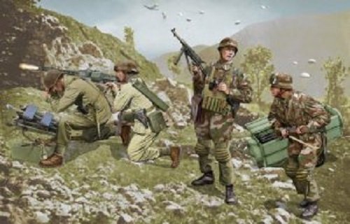 Dragon 6743 German Brandenburg Troops, Leros 1943 (4 Figures Set) (1:35)