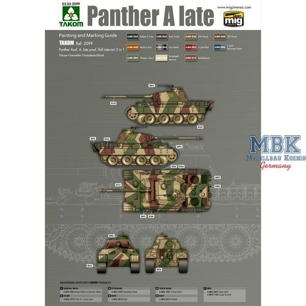 Das Werk DW35011 Panther Ausf.A Early / Mid 1/35