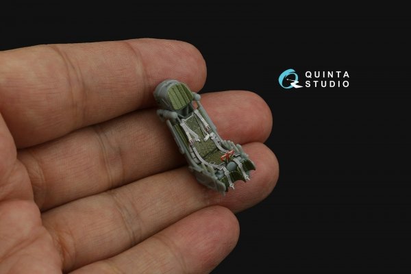 Quinta Studio QD48505 MiG-31BM 3D-Printed &amp; coloured Interior on decal paper (Hobby Boss) 1/48