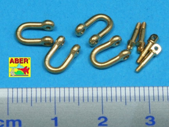 Aber R-13 Late model Shackle for Pz.Kpfw.VI Tiger Ausf.B x4pcs (1:35)
