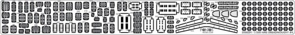 Pontos 35028WD1 HMS Dreadnought Wooden Deck set 1907 (1:350)