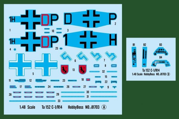 Hobby Boss 81703 Ta 152 C-1/R14 (1:48)