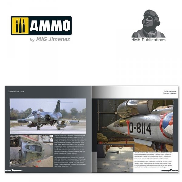 HMH Publications DH-025 Lockheed F-104 Starfighter Flying in Air Forces around the World ( English version )
