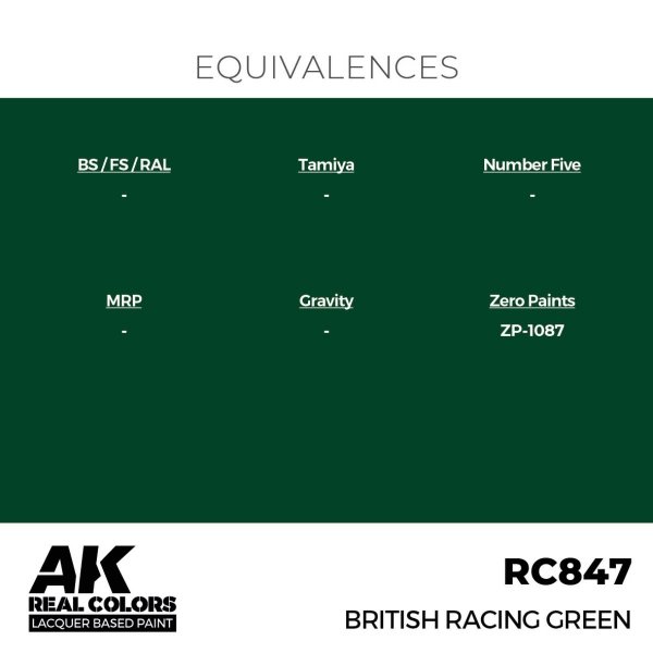 AK Interactive RC847 British Racing Green 17 ml