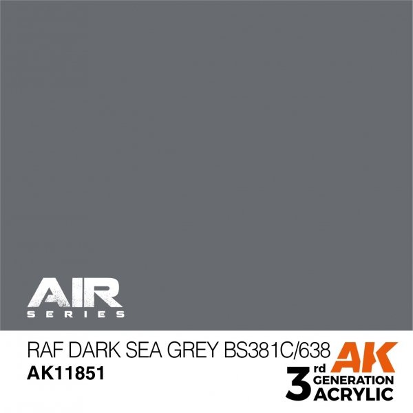 AK Interactive AK11851 RAF DARK SEA GREY BS381C/638 – AIR 17ml