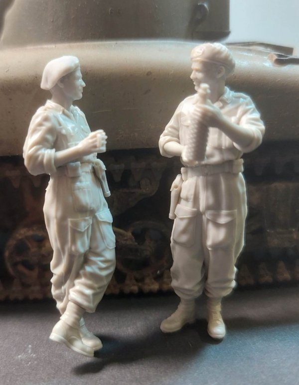 Panzer Art FI35-192 British tankers in Normandy set 1/35