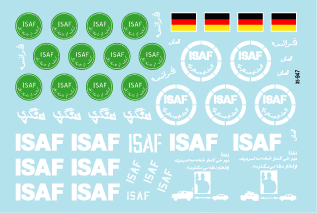 Star Decals 35-947 Generic ISAF markings 1/35