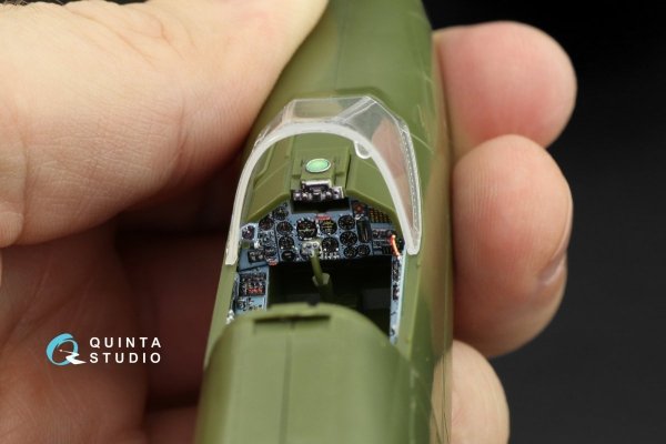 Quinta Studio QDS-48249 Su-25 3D-Printed &amp; colored Interior on decal paper (Zvezda) 1/48