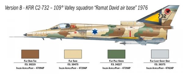 Italeri 1408 Kfir C.2 1/72