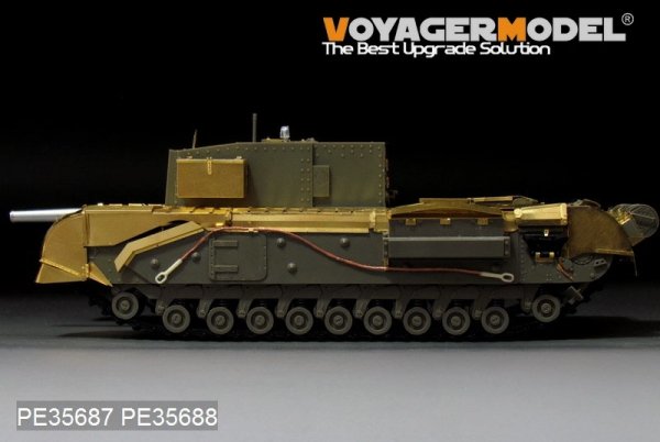 Voyager Model PE35688 WWII British Churchill 3inch gun 20 CWT Gun Fenders For AF35253 1/35