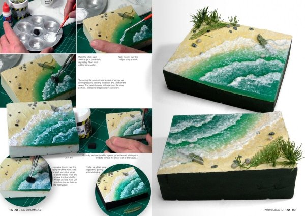 AK Interactive AK8050 DIORAMAS F.A.Q 1.2 EXTENSION – WATER, ICE &amp; SNOW (English)