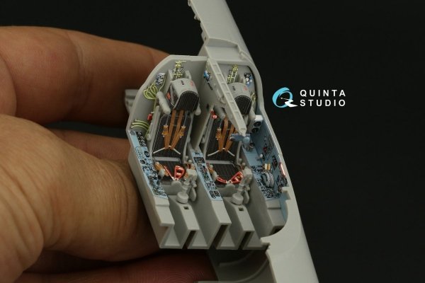 Quinta Studio QD48238 Su-24M 3D-Printed &amp; coloured Interior on decal paper ( Trumpeter ) 1/48