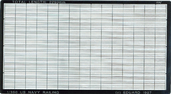 Eduard 99001 US Navy Railing 1/350 