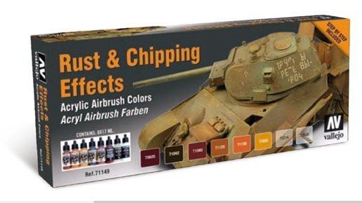 Vallejo 71186 Rust and Chipping Effects