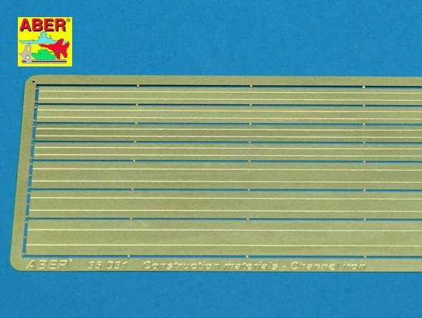 Aber 35D31 Constructions materials - channel irons (1:35)