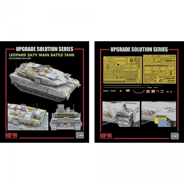 Rye Field Model 2069 Upgrade Solution for Leopard 2A7V Main Battle Tank for RFM 5109