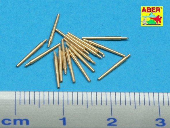 Aber 350L-33 Set of 16 pcs 102 mm type BL Mk.IX barrels for Royal Navy (1:350)