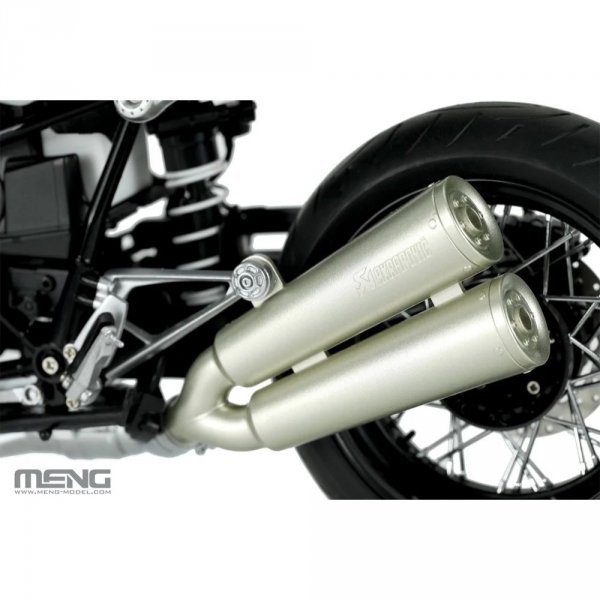 Meng Model MT-003u BMW R nineT Option 719 Black Storm Metallic Vintage Pre-coloured Edition 1/9