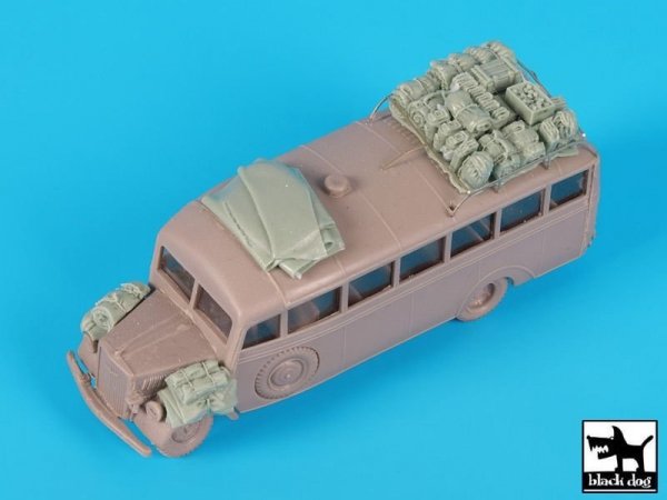 Black Dog T72102 Opel Blitz Omnibus accessories set for Roden 1/72