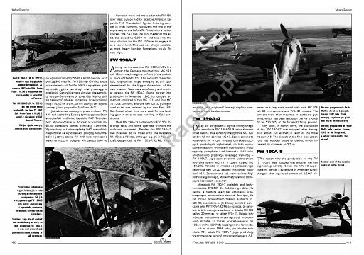 Kagero 3001 Focke Wulf FW 190 vol. I (no decals) EN/PL