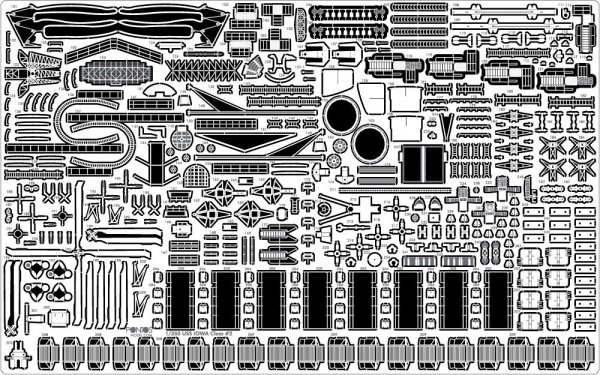Pontos 35008F1 USS BB-62 New Jersey 1982 Detail Up Set (1:350)