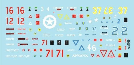 Star Decals 72-A1039 British Sherman Firefly. 75th D-Day Special. Mk Ic and Mk Vc Firefly 1/72