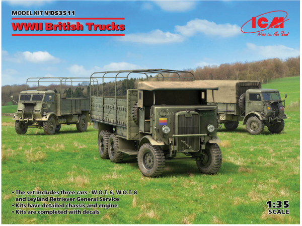 ICM DS3511  WWII British Trucks 1/35