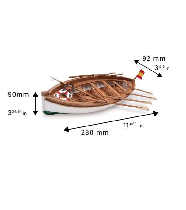 ARTESANIA LATINA 19019 Juan Sebastian Elcano - Szalupa 1/35