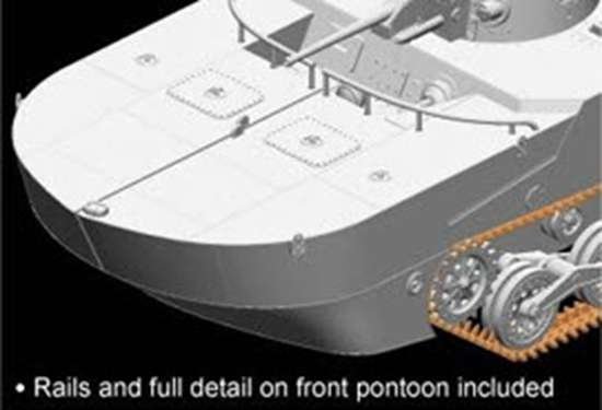 Dragon 7486 IJN Type 2 Amphibious Tank (Ka-Mi) w/Floating Pontoons (1:72)