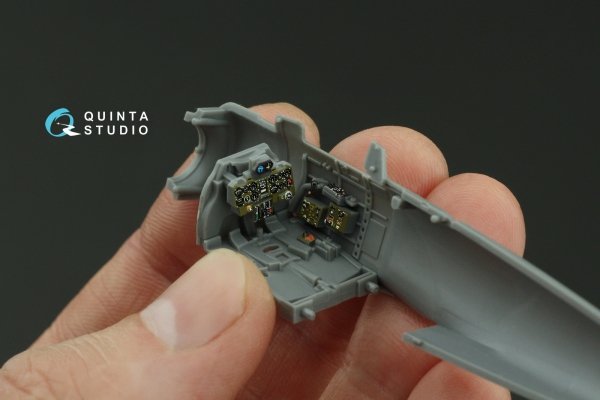 Quinta Studio QD72162 A6M2 Zero (Mitsubishi Prod.) 3D-Printed coloured Interior on decal paper (Tamiya) 1/72