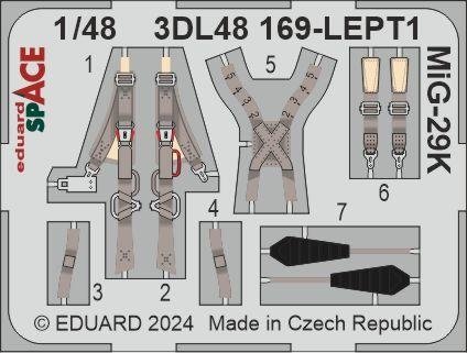 Eduard 3DL48169 MiG-29K SPACE HOBBY BOSS 1/48