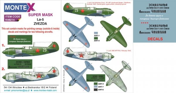 Montex K48214 La-5 1/48