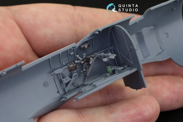 Quinta Studio QD48190 Tempest Mk.II 3D-Printed &amp; coloured Interior on decal paper (Eduard) 1/48