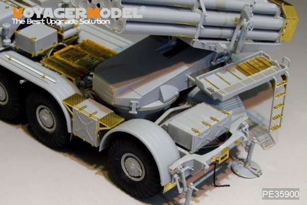 Voyager Model PE35900 Modern Russian 9P140 TEL of 9K57 Uragan(BM-27) MLRS Basic For TRUMPETER 1/35