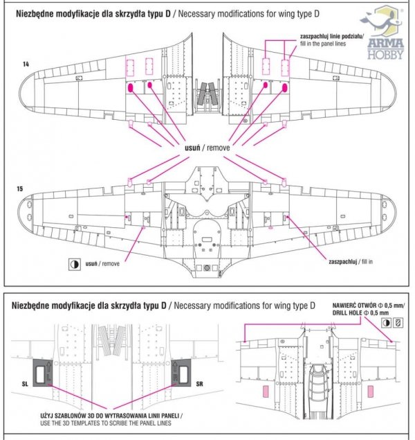 Arma Hobby 70062 Hurricane Mk II D 1/72