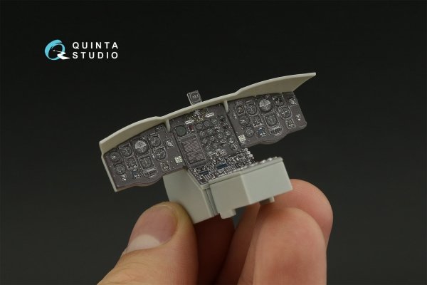 Quinta Studio QD35124 CH-47D 3D-Printed coloured Interior on decal paper (Trumpeter) 1/35