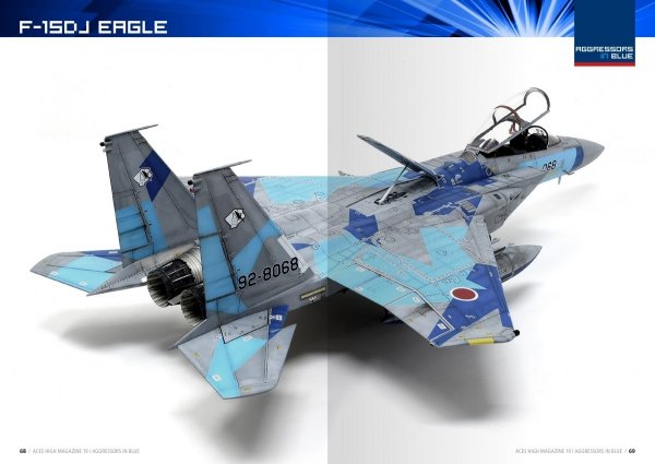 AK-Interactive AK2941 ACES HIGH 19: AGGRESSORS IN BLUE (English / Spanish)