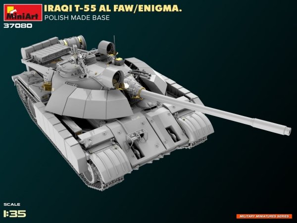 Mini Art 37080 Iraqi T-55 Al Faw / Enigma Polish Made Base 1/35