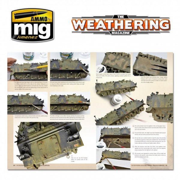 AMMO of Mig Jimenez 4524PL TWM Issue 25 WHEELS, TRACKS &amp; SURFACES Polska wersja językowa