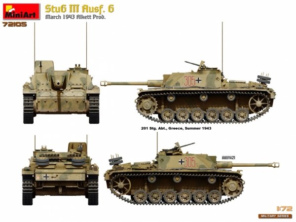 MiniArt 72105 StuG III Ausf. G March 1943 Prod. 1/72