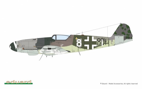 Eduard 82166 Bf 109K-4 - The ProfiPACK Edition 1/48