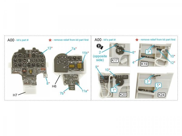 Quinta Studio QDS-48364 F-82G Twin Mustang 3D-Printed &amp; coloured Interior on decal paper (Modelsvit) (Small version) 1/48
