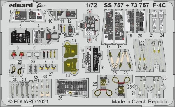 Eduard 73757 F-4C FINE MOLDS 1/72