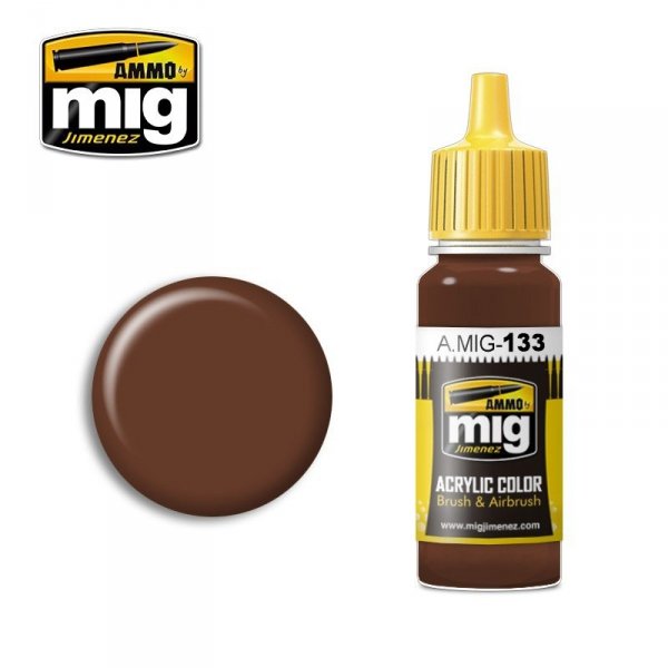 AMMO of Mig Jimenez 0133 RED LEATHER 17ml