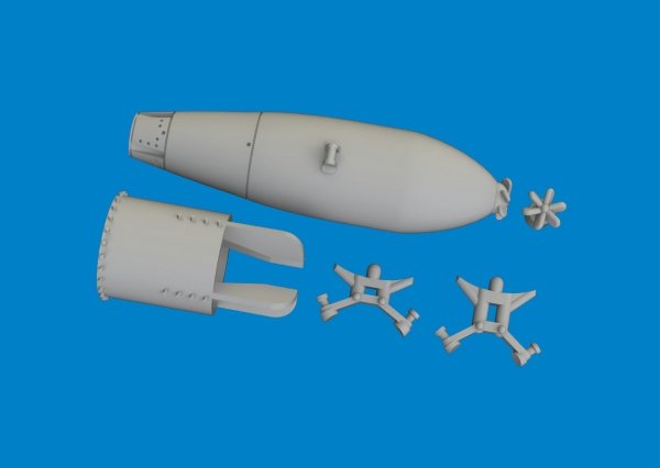 Eduard 6481081 P-40 250lb Mk.1 British bomb PRINT EDUARD 1/48