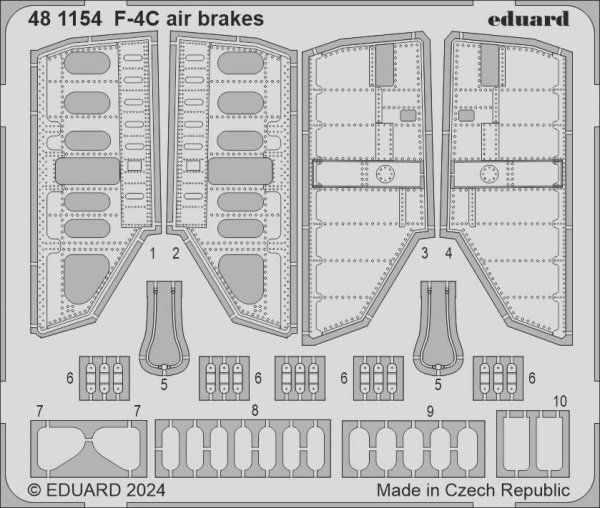 Eduard 481154 F-4C air brakes HOBBY 2000, ACADEMY 1/48