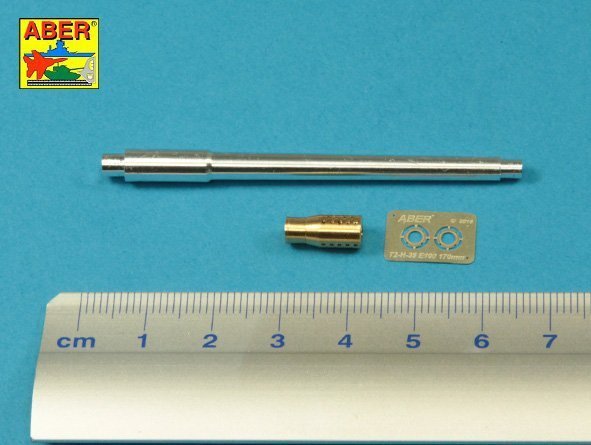 Aber 72L-67 170 mm A/T gun barrel for German Jagdpanzer E-100 (1:72)