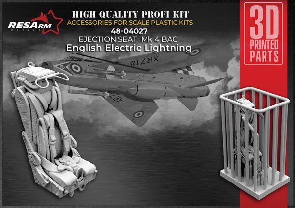 RESArm 48-04027 Mk 4 BAC LIGHTING Ejection seat (3D resin printing) 1/48